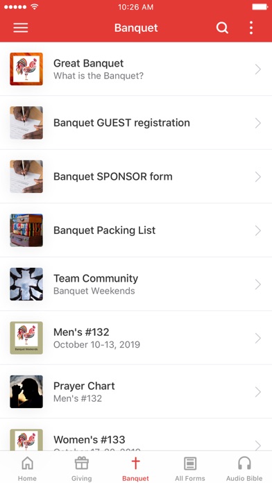 Lafayette Great Banquet Screenshot