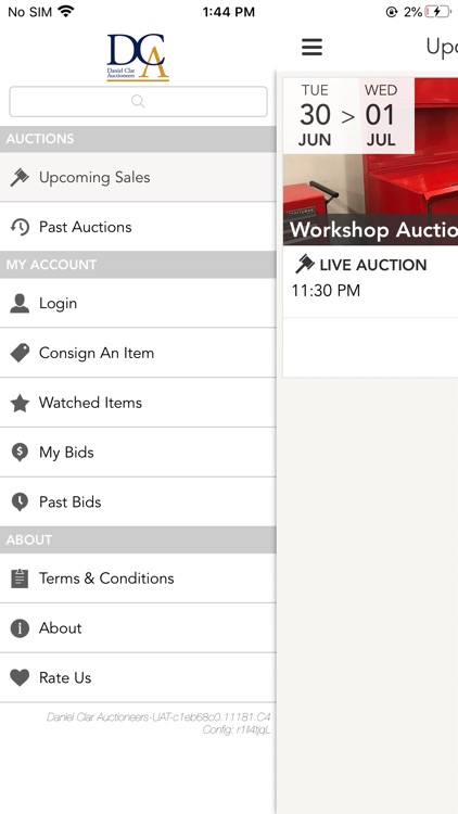 Daniel Clar Auctioneers screenshot-3