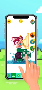 Color by number pixel art page screenshot #1 for iPhone