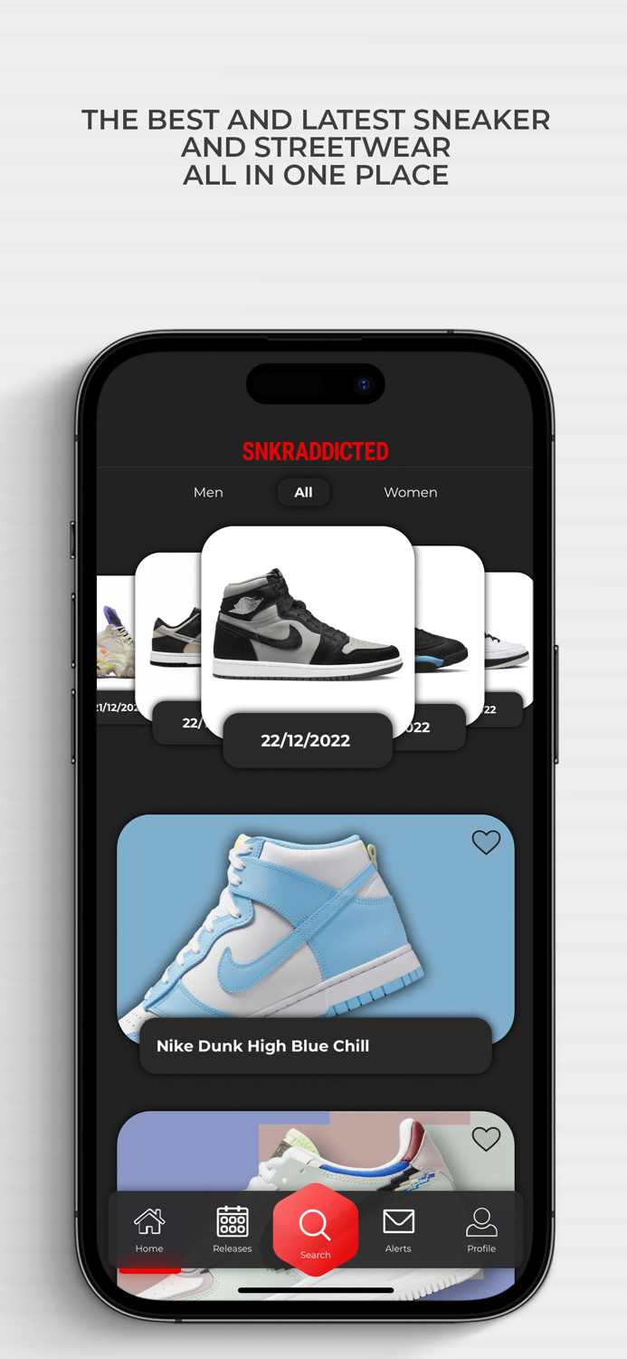 SNKRADDICTED – Sneaker App