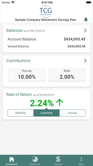 TCG Retirement Plan screenshot 2