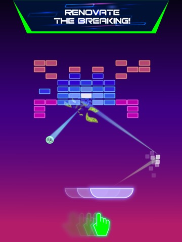 Neon brick breaker PROのおすすめ画像1