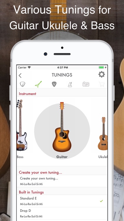 Guitar, Bass & Ukulele Tuner