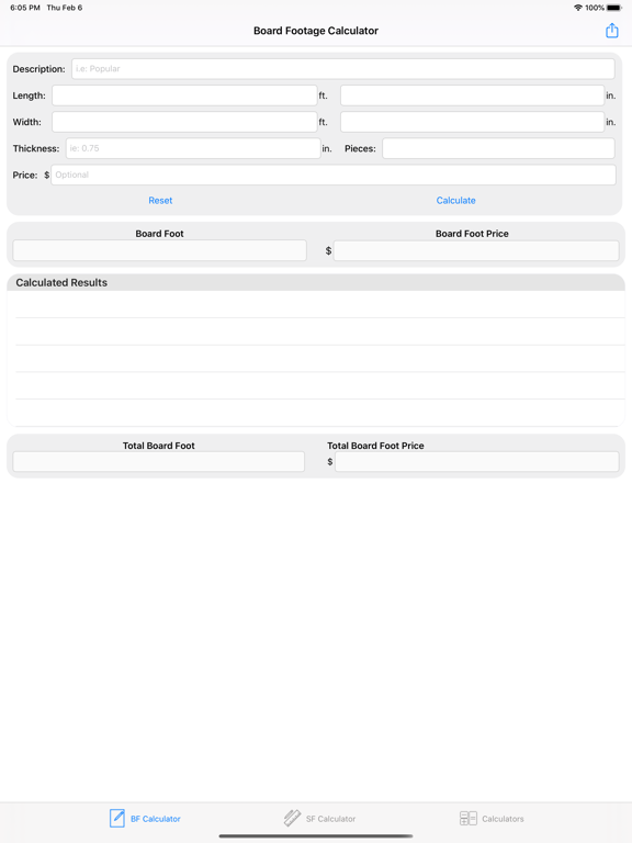 Screenshot #4 pour Footage Calculator