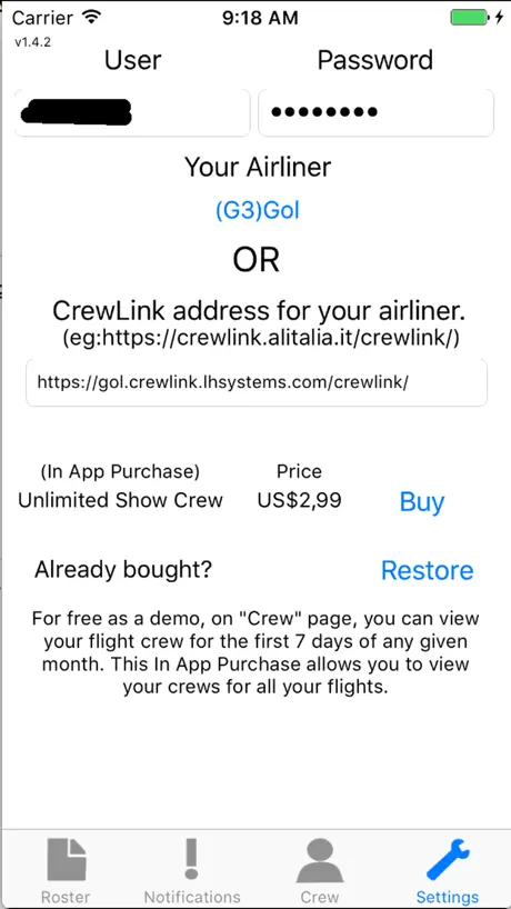 CrewLink Plus Crew