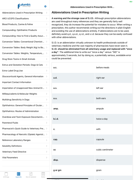 Screenshot #5 pour Plumb's Veterinary Drugs