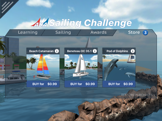 ASA's Sailing Challenge iPad app afbeelding 5
