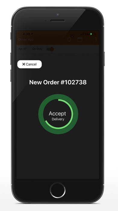Screenshot #2 pour Online Restaurants Driver App