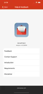 QmailClient screenshot #1 for iPhone