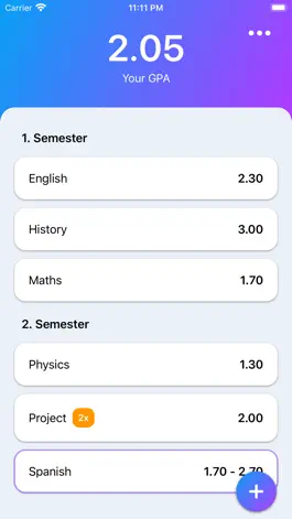 Game screenshot GradeCalc - GPA Calculator mod apk