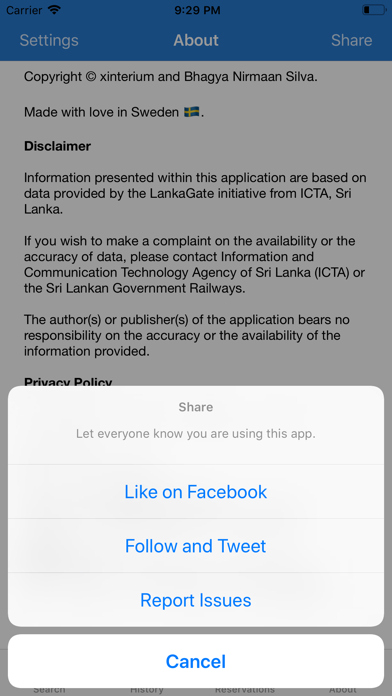 Sri Lanka Trains Screenshot
