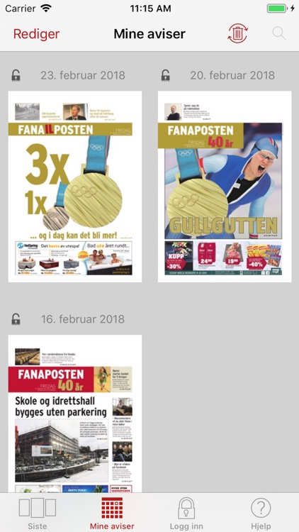 Fanaposten eAvis screenshot-4