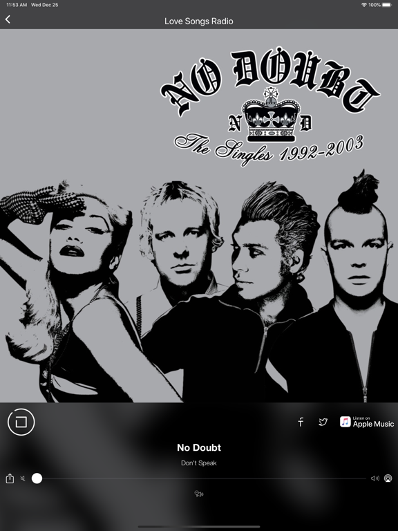 Love Songs Romantic Music iPad screenshot