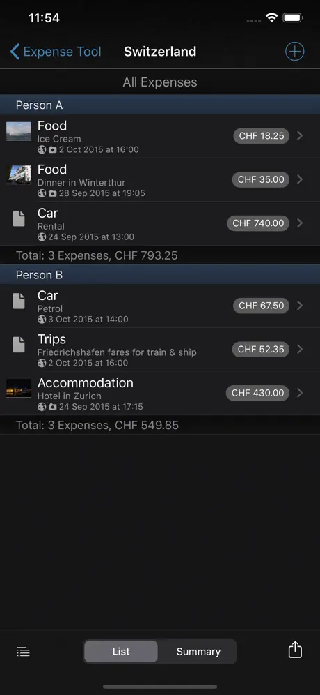Expense Tool