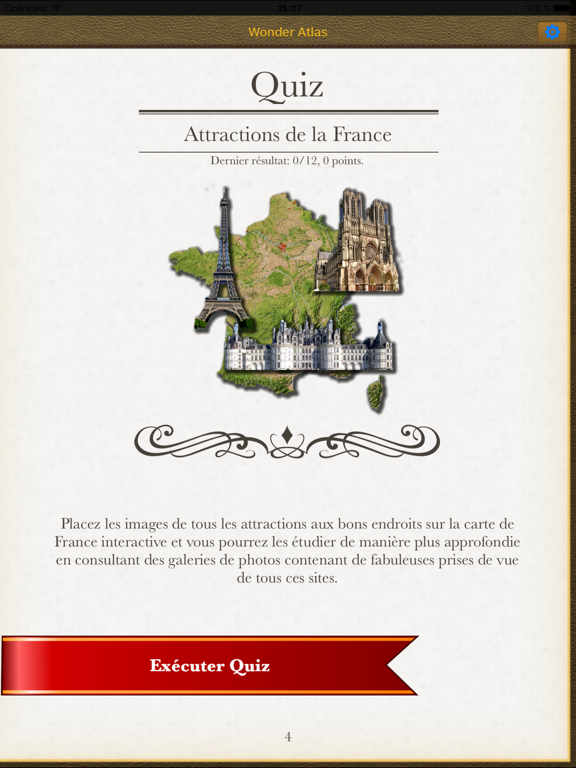 Screenshot #5 pour France. Le quiz Wonder Atlas