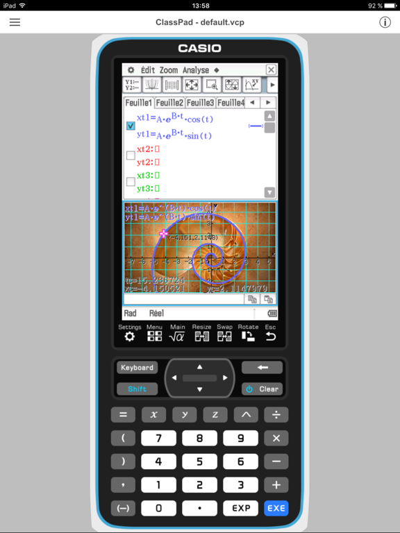Screenshot #4 pour CASIO ClassPad