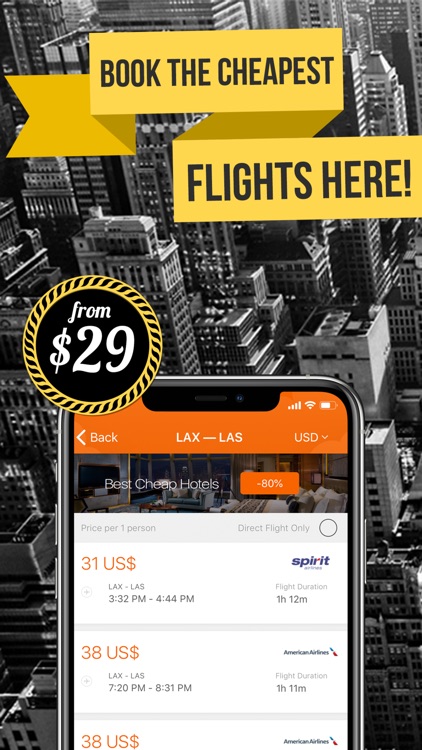 Cheap Flight Finder & Tickets screenshot-3