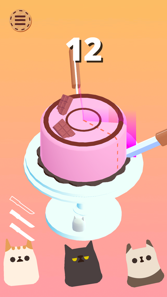 #2. Purrfect Slice (iOS) By: 5minlab Co., Ltd.