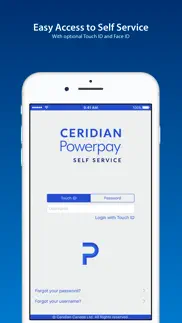 ceridian powerpay self service iphone screenshot 1
