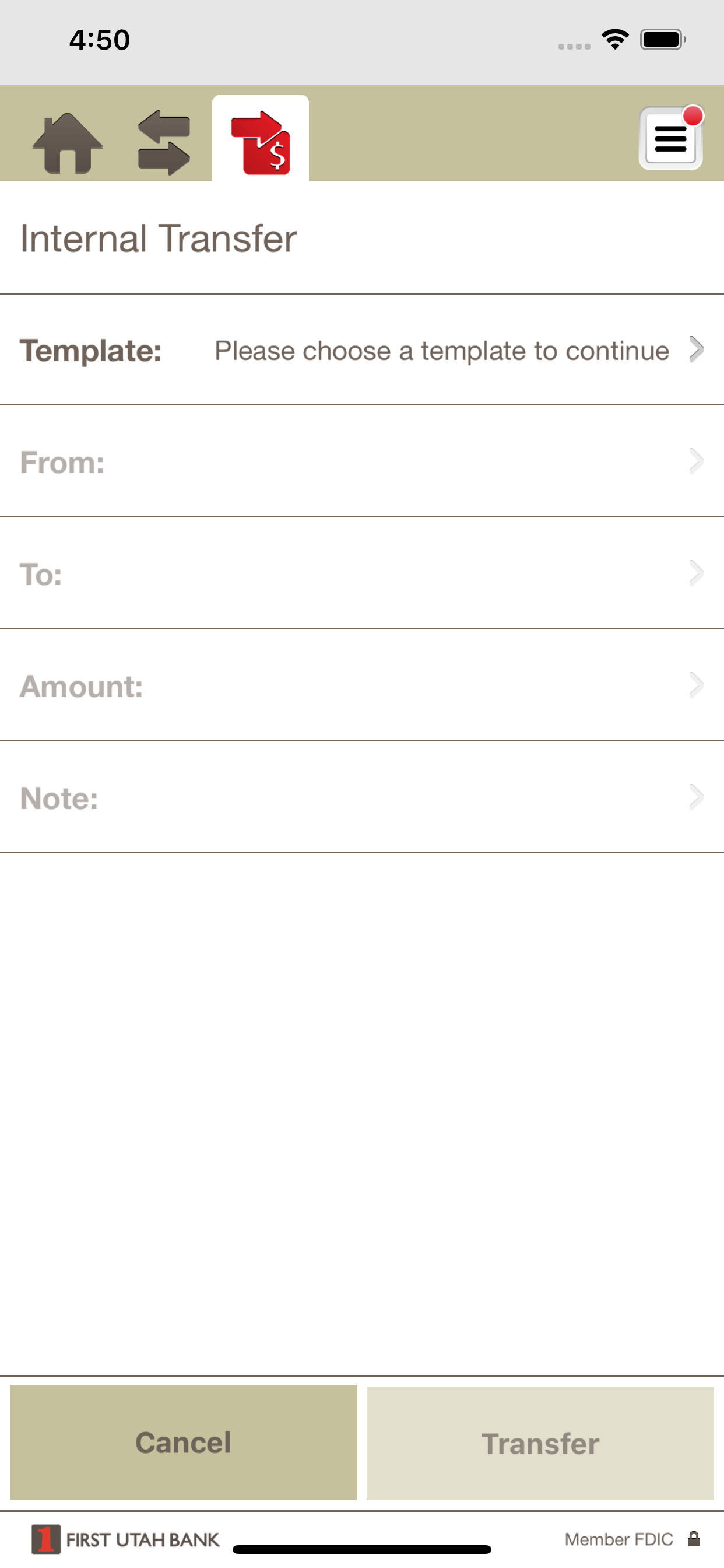 First Utah Bank TM Mobile screenshot 6