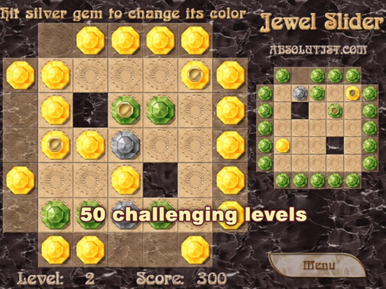 Screenshot #2 for Jewel Slider: Match 3 Puzzle