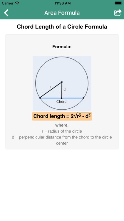Area Formula and Calc screenshot-3