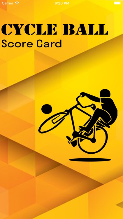 Cycle ball Score Card