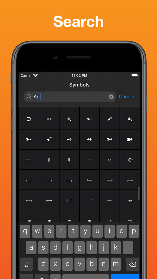 #2. Symbols – all characters (iOS) Podle: Alexandr Nadtoka