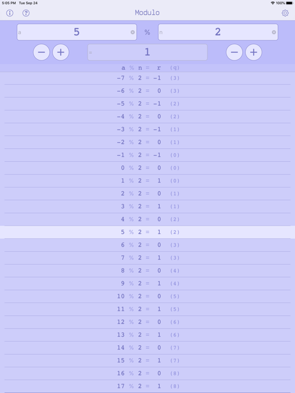 Screenshot #4 pour Modulo Enumerator