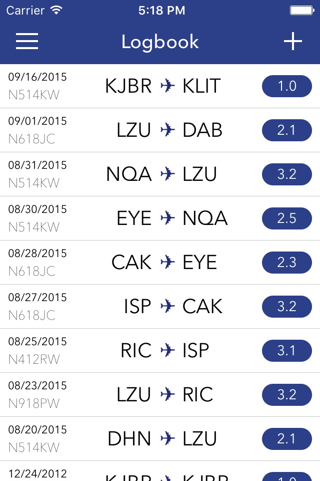 iFlightLog screenshot 3