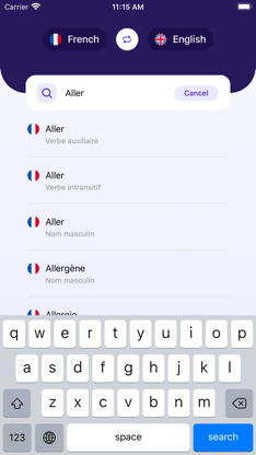 French~English Dictionary screenshot 2