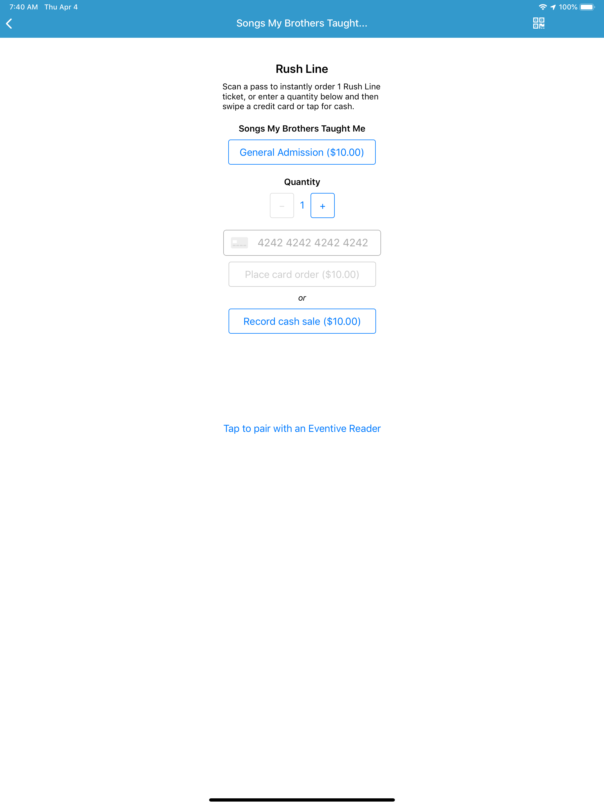 Eventive Scanner screenshot 9
