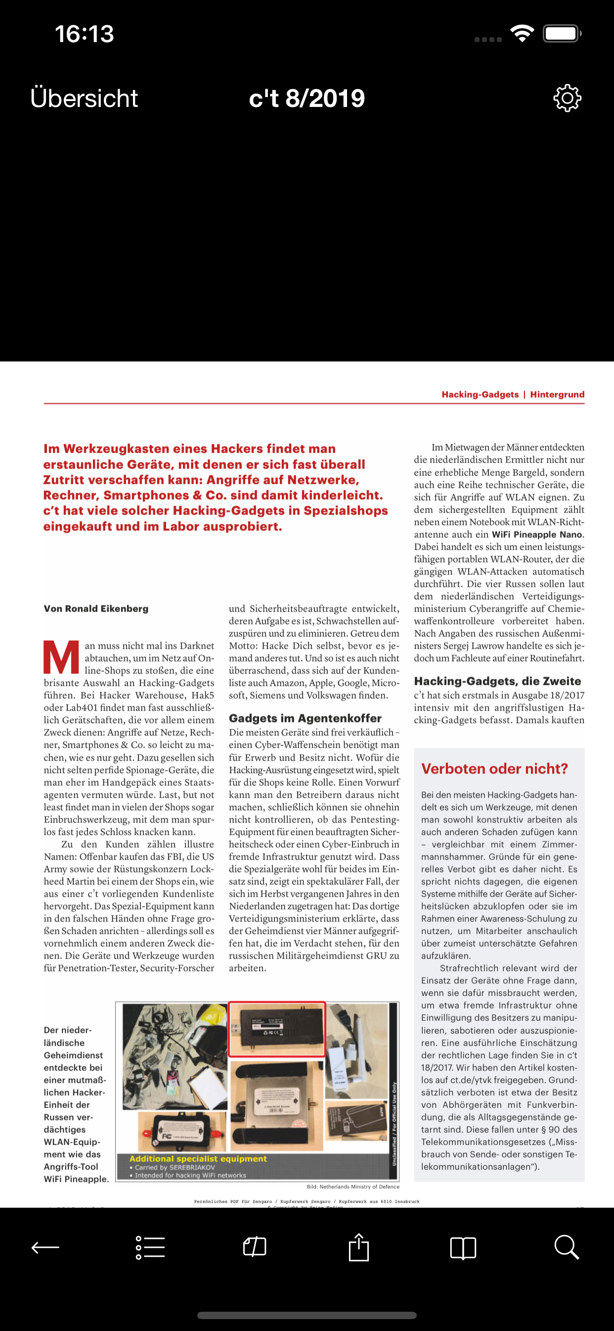 c’t Magazin screenshot 6