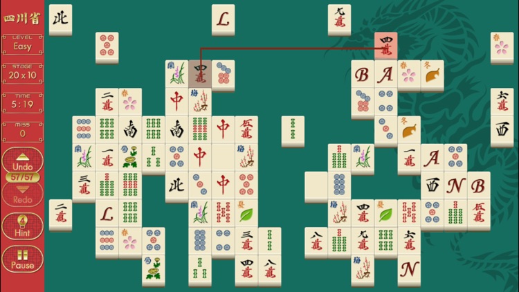 Shisen-Sho Mahjong Puzzle Game screenshot-3