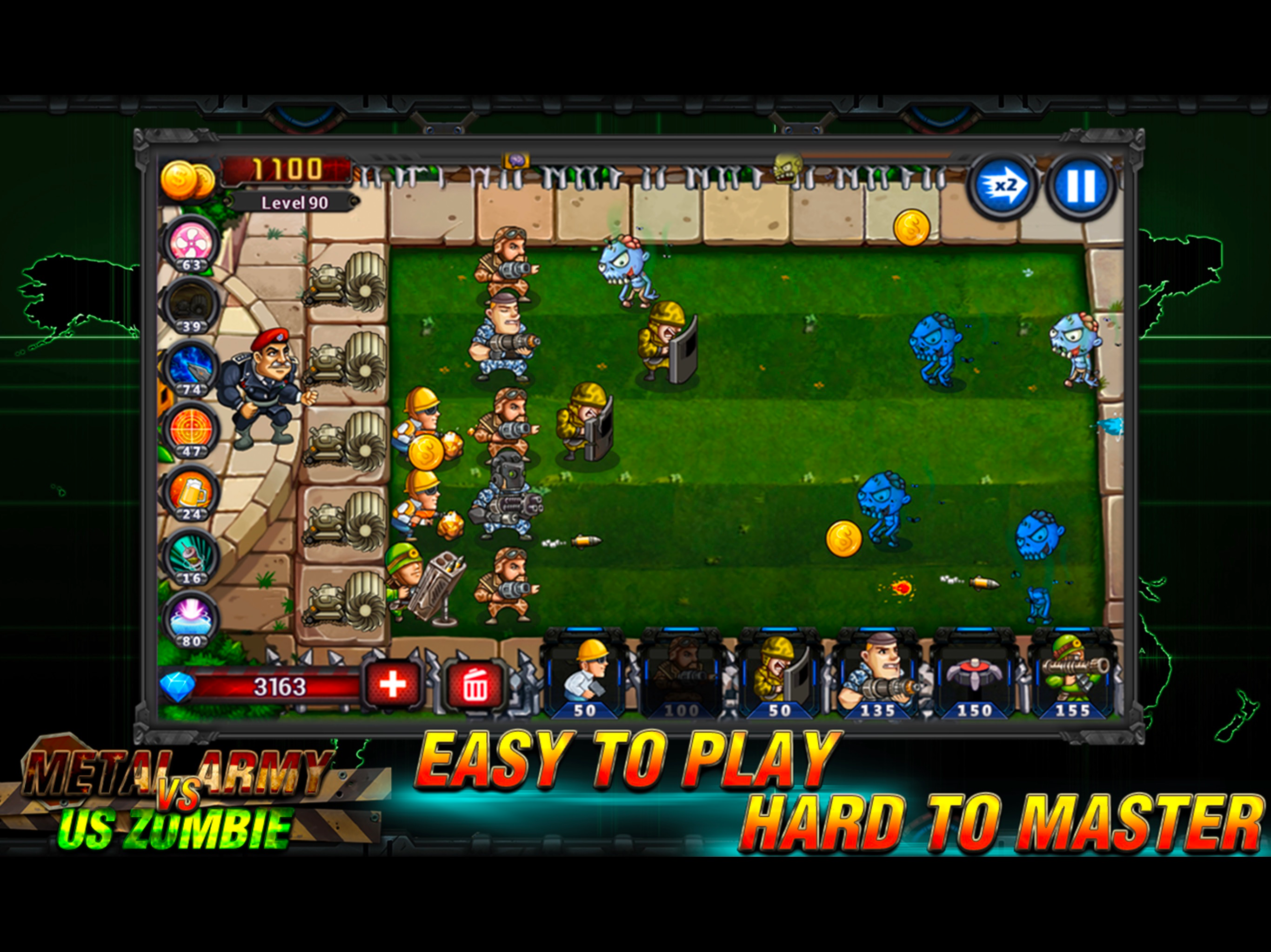 Metal Army VS US Zombie