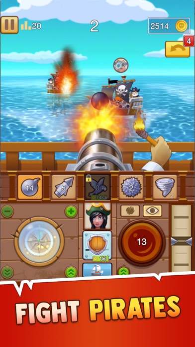 Screenshot #1 pour Pirate Ship - Hero Adventure