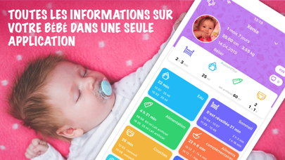 Screenshot #1 pour Newborn Baby Tracker & Log