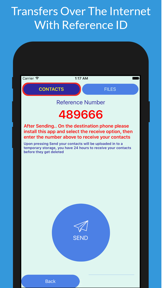 Direct Transfer Contacts/Files screenshot