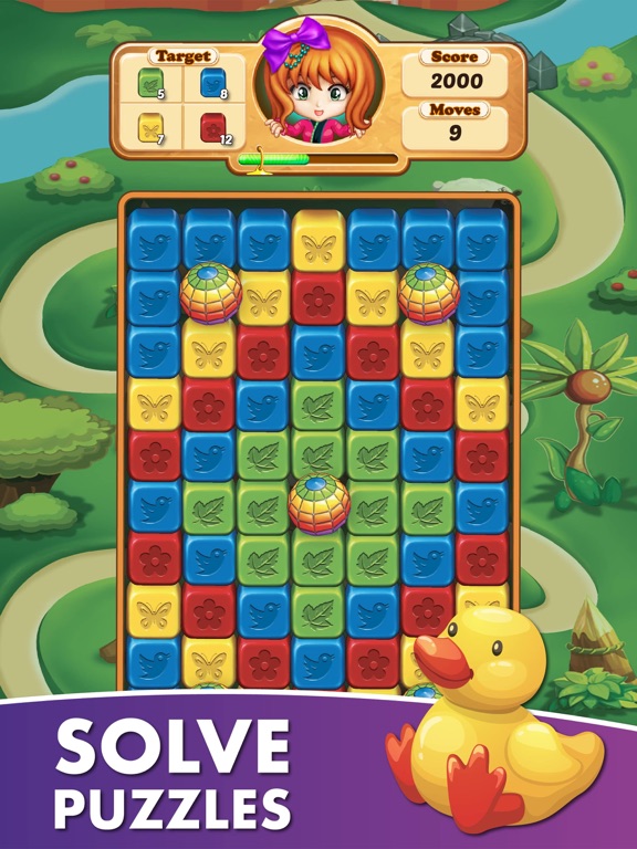 Toy Collapse: Pop Toon Bubbles iPad screenshot 3 - Games app