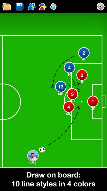 Coach Tactic Board: Soccer