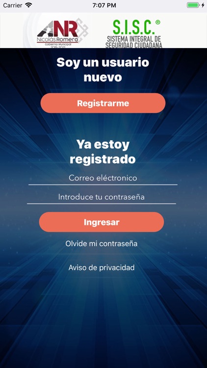 SISC NR CIUDADANO PROTEGIDO