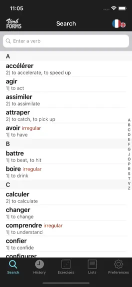 Game screenshot French Verbs & Conjugation L mod apk