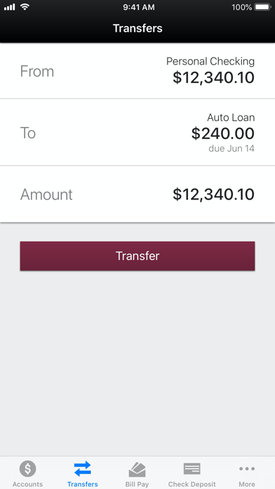 Bank of Old Monroe Mobile Bank Screenshot