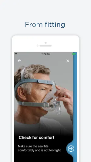 F&P myMask screenshot 2