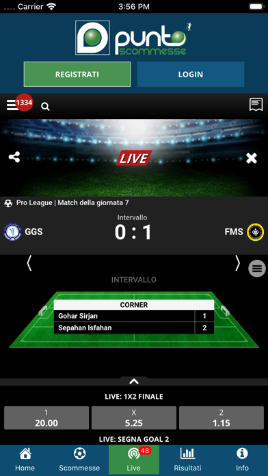 PuntoScommesse immagine dello schermo #4