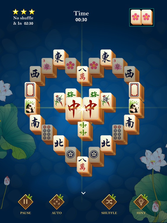 Mahjong Solitaire Panda iPad screenshot 7 - Games app
