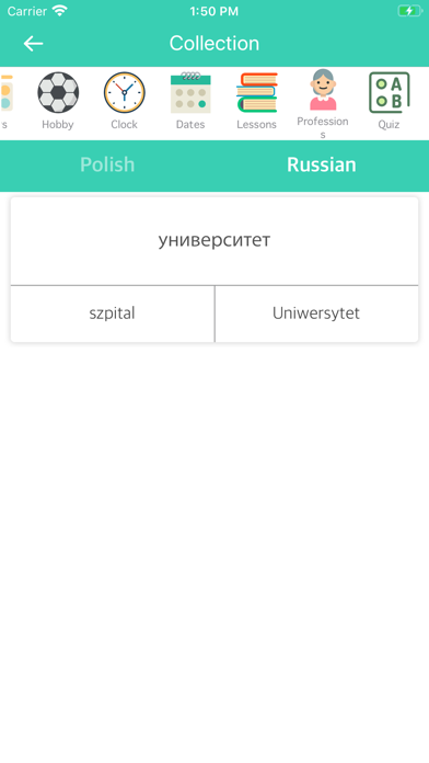 Screenshot #2 pour Polish Russian Dictionary