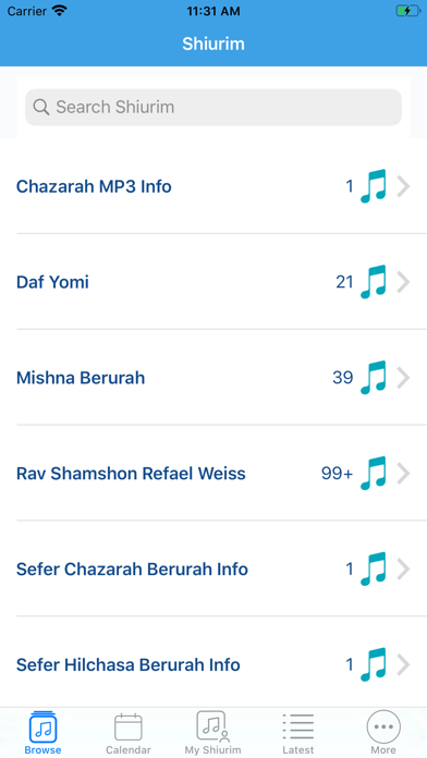 Screenshot #1 pour Chazarah MP3