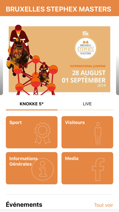 Stephex Events iPhone screenshot 4 - Sports app