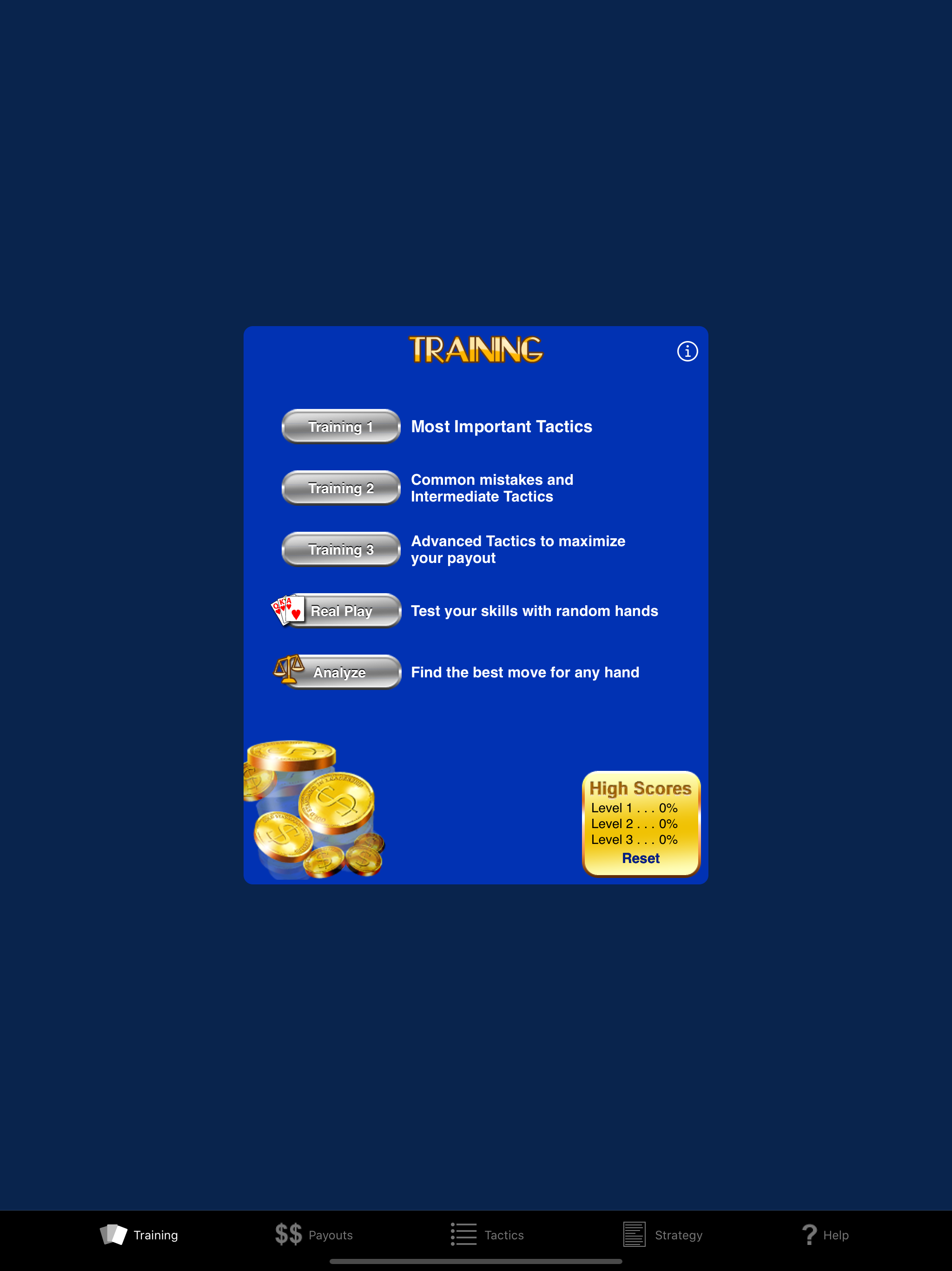 Video Poker Trainer